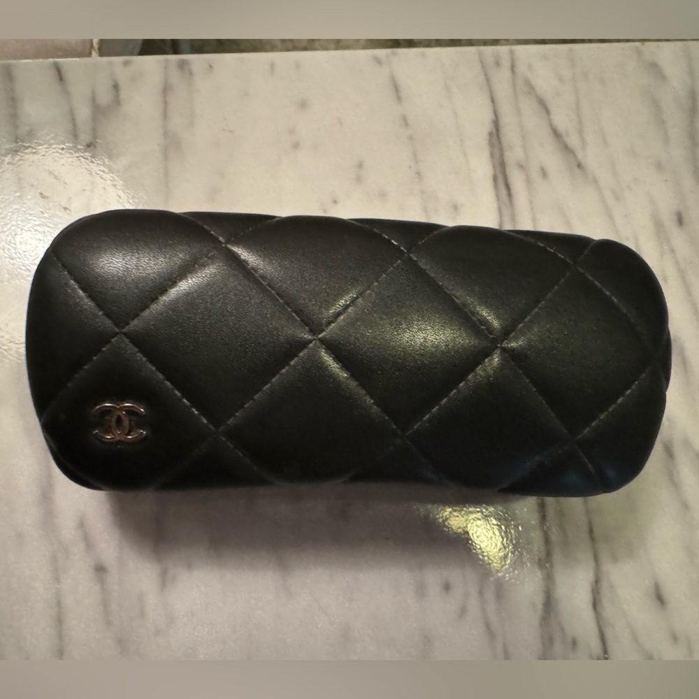 Chanel Waffle Glasses Case